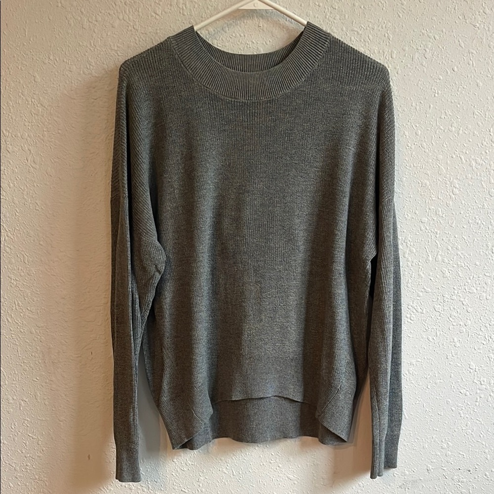 BP Gray Crew Neck Sweater Soft Knit